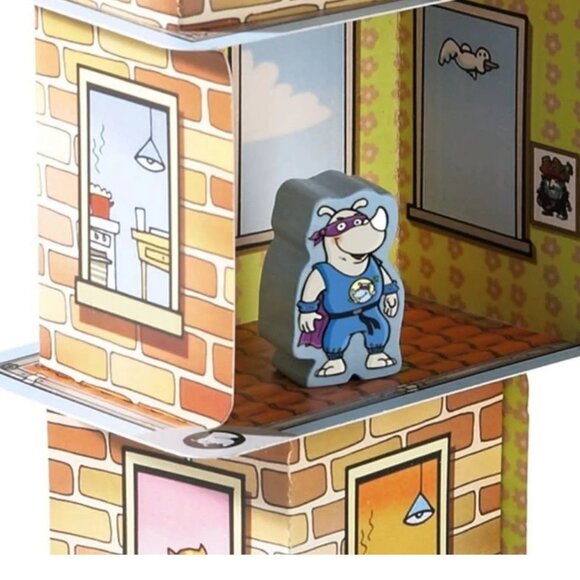 New in Box-Rhino Hero 3D-Stacking Game- up over 3 feet tall- Multilingue Age 5+ - Picture 8 of 16